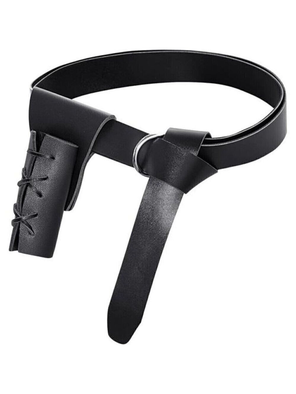 Medieval Renaissance Belt Sword Dagger Leather Holster Halloween Pirate Viking